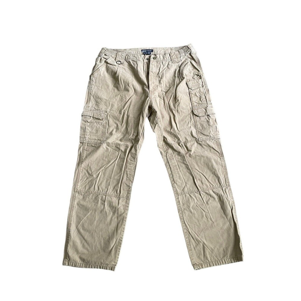 5.11 511 Tactical Series Cargo Pants 40x34 Khaki Beige Work Rip Stop